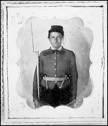 Portrait of Pvt. William S. Askew, Company A, (Newman Guards) 1st Georgia Infantry, C.S.A.