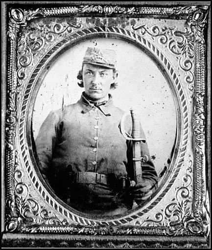 Portrait of Pvt. Philip Carper, 35th Battalion, Virginia Cavalry, C.S.A.