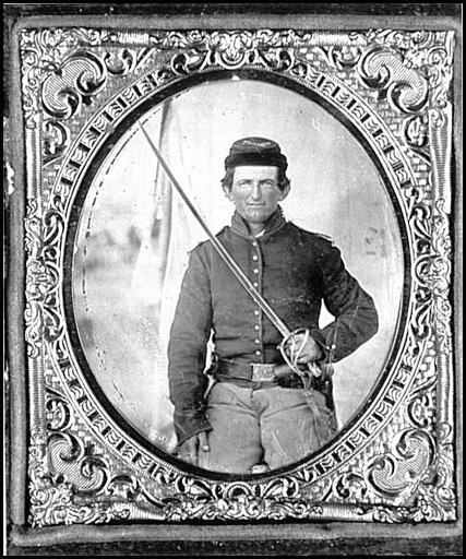 Portrait of a Federal soldier (Horse artillery)