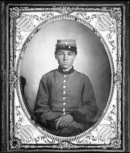 Portrait of Pvt. Edwin Francis Jemison, 2nd Louisiana Regiment, C.S.A.