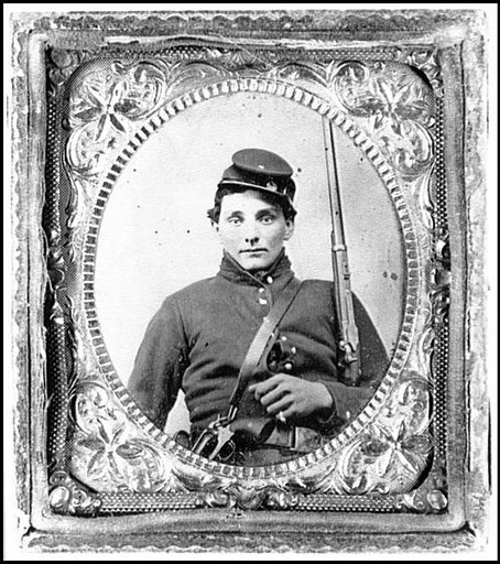 Portrait of a Federal soldier from New York