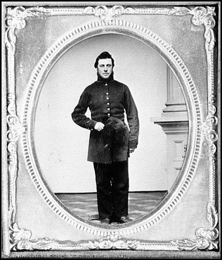 Portrait of John Miller, from Dummerston, Company K, 9th Vermont Infantry, U.S.A.