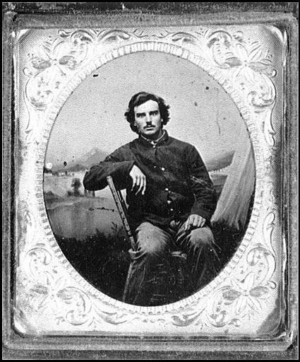 Portrait of Corp. Charles W. Chase, Company C, 7th Vermont Infantry