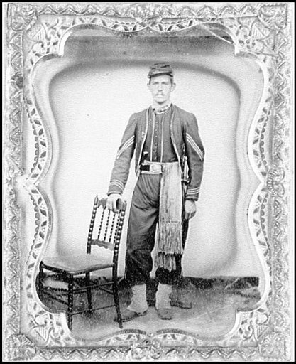 Portrait of an enlisted man, 23rd Massachusetts Volunteers, Company A