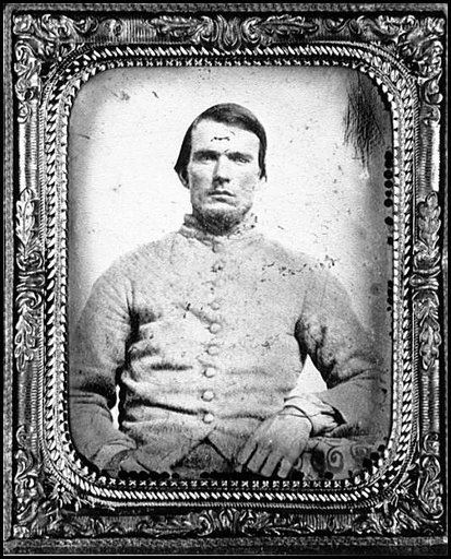 Portrait of Pvt. Sampson Altman, Jr., Company C, 29th Regiment Georgia Volunteers, C.S.A.