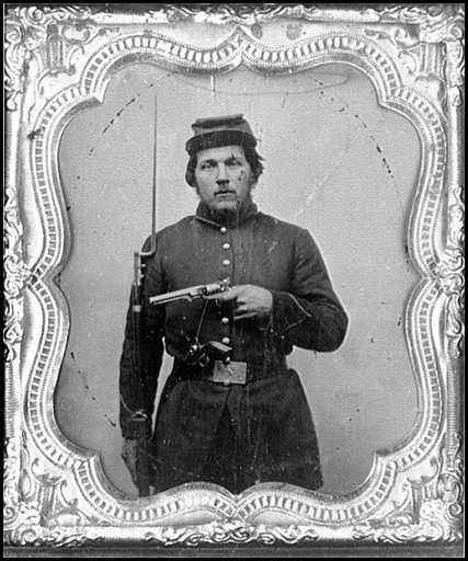 Portrait of Pvt. George F. Norris, Company K, 5th Vermont Infantry, U.S.A.