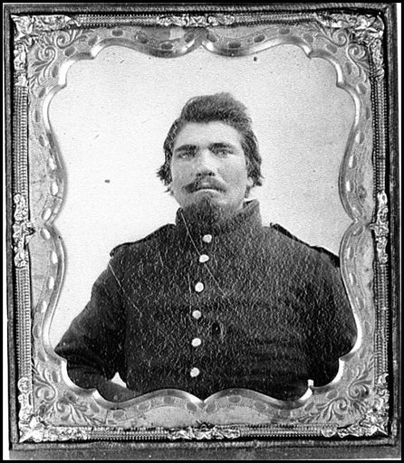 Portrait of Sgt. James W. Travis, 38th Illinois Volunteer Infantry, U.S.A.