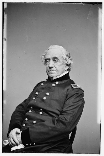 Portrait of Brig. Gen. Joseph G. Totten, Chief, Corps of Engineers, officer of the Federal Army