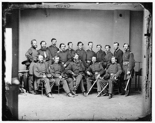 General Frank Blair and staff