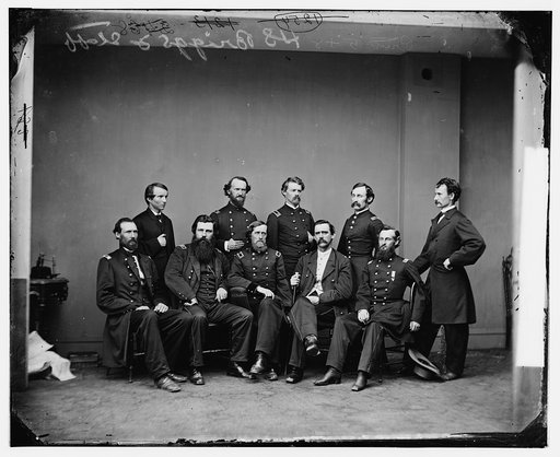 General Henry S. Briggs and staff