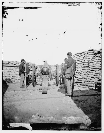 A parrott gun (trained on Sumter?)
