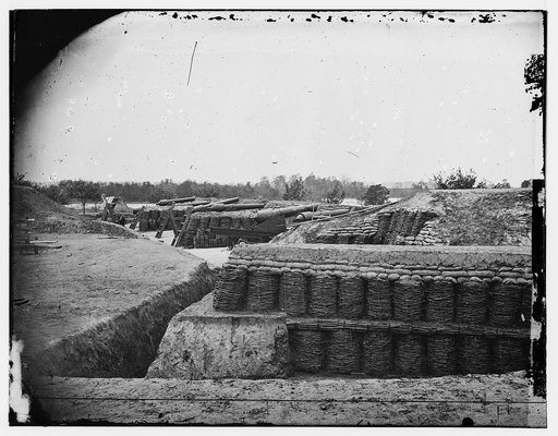 Federal Battery, Yorktown. May 1862