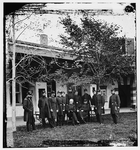 Brig. Gen. Mathew [Martin?] Burke & staff