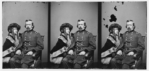 Brig. Gen. Charles P. Stone & daughter Hettie