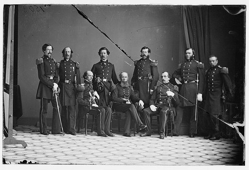 Gen. C.W. Sandford and staff