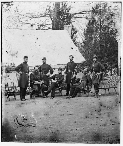 Gen. J.J. Peck & staff