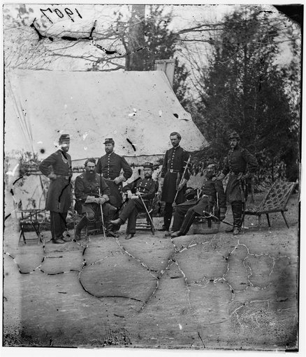 Gen. J.J. Peck & staff