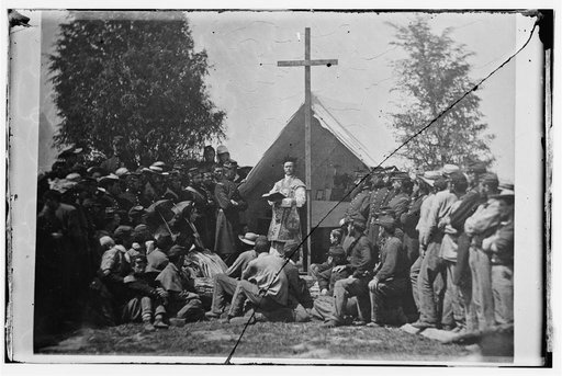 Sunday morning mass. Camp of 69th N.Y. SM