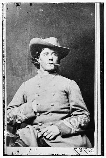 Captain William J. Lawton, U.S.A., dressed as a Confederate officer