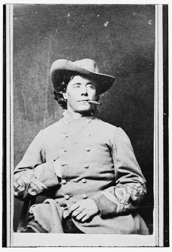 Captain William J. Lawton, U.S.A., dressed as a Confederate officer