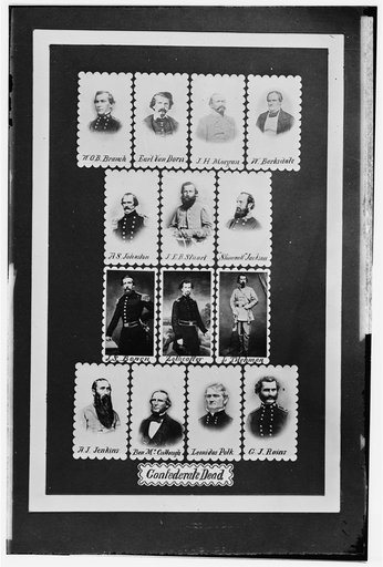 Confederate Dead: W.O.B. Branch, Earl Van Dorn, J.H. Morgan, W. Barksdale, A.S. Johnston, J.E.B. Stuart, "Stonewall" Jackson, J.S. Bowen, Zollicoffer, L. Tilghman, A.J. Jenkins, Ben McCullough, Leonidas Polk, and G.J. Rains