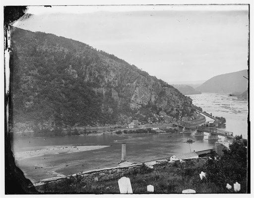 Harper's Ferry, West Virginia. View from cemetery