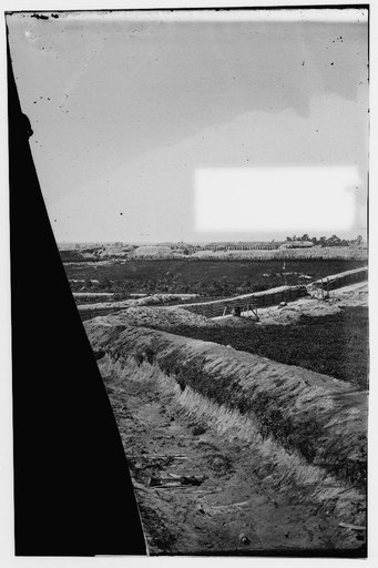 Fort Morton, Petersburg, Virginia, from the southeast