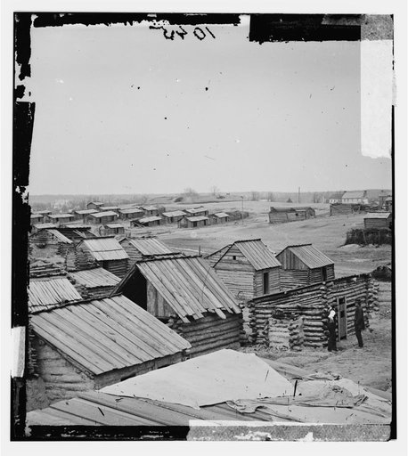 Manassas, Virginia. Confederate winter quarters
