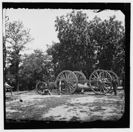 Drewry's Bluff, Virginia (vicinity). Sling for heavy artillery