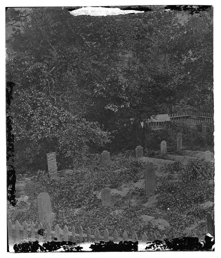 Hilton Head, South Carolina. Graves of sailors killed during the bombardment of November 7, 1861