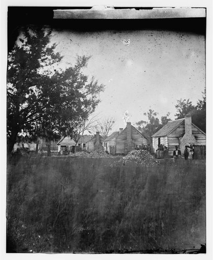 Port Royal, South Carolina. Slaves quarters
