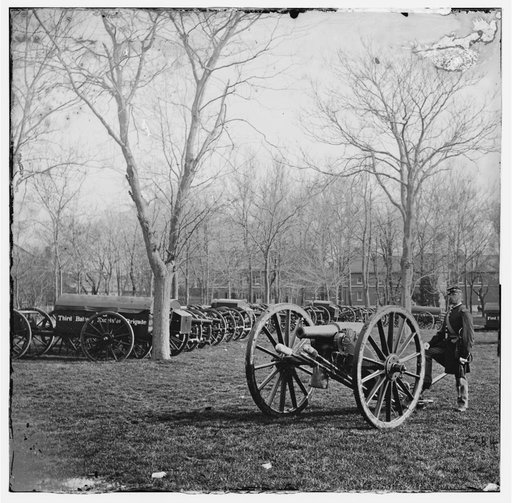 Washington, District of Columbia. Wiard gun at U.S. Arsenal