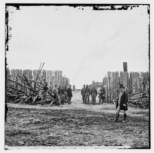 Arlington, Virginia. Rear entrance, Fort Corcoran