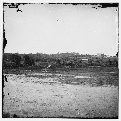 Bull Run, Virginia. The battlefield