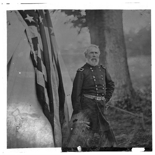 The Peninsula, Virginia. Gen. Edwin V. Sumner in the field