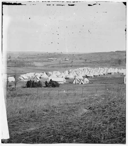 Washington, District of Columbia. Camp of 31st Penn. Inf. (later, 82d Penn. Inf.) at Queen's farm, vicinity of Fort Slocum