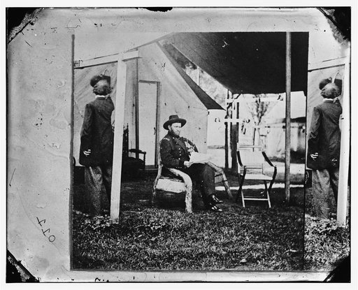 Cold Harbor, Virginia. U.S. Grant at his headquarters