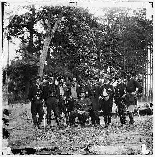 Cold Harbor, Virginia. Gen. W.F. Smith & staff