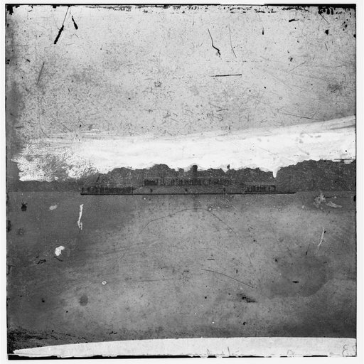 James River, Virginia. Confederate Ram ATLANTA after her capture