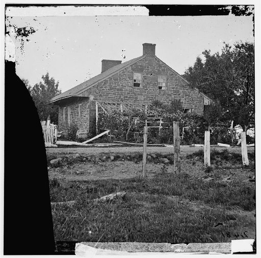 Gettysburg, Pennsylvania. Headquarters of Gen. Robert E. Lee on the Chambersburg Pike