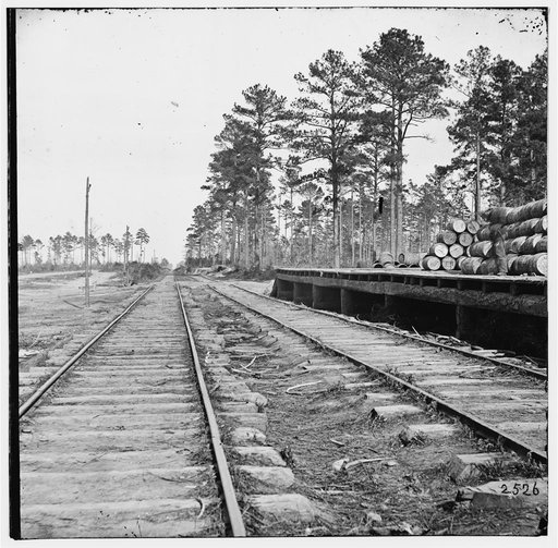 Cedar Level Station, Virginia. Station on City Point Railroad