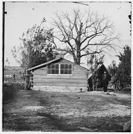 Captain Worrall's Quarters at Cedar Level, Va.
