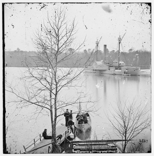 James River], Virginia. U.S. gunboat MASSASOIT