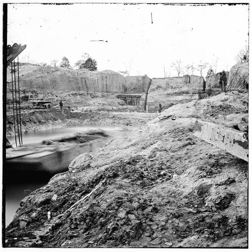 Dutch Gap, Virginia. View of Dutch Gap canal