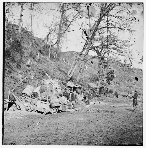 Dutch Gap, Virginia. Bomb-proof quarters