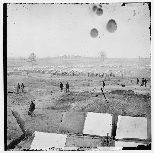 Chapin's Bluff, Virginia (vicinity). Fort Burnham, formerly, Confederate Fort Harrison, near James River