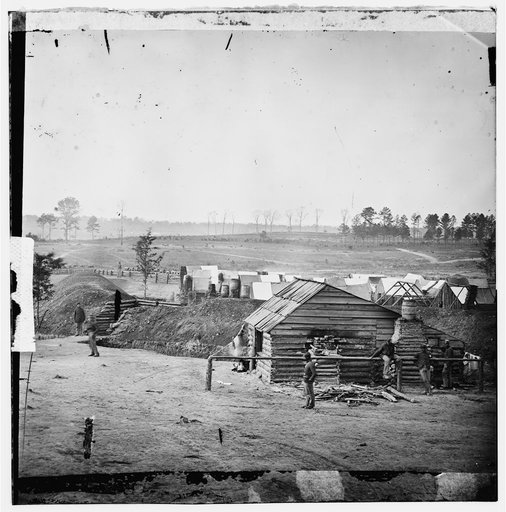 Chapin's Bluff, Virginia (vicinity). Fort Burnham, formerly, Confederate Fort Harrison, near James River