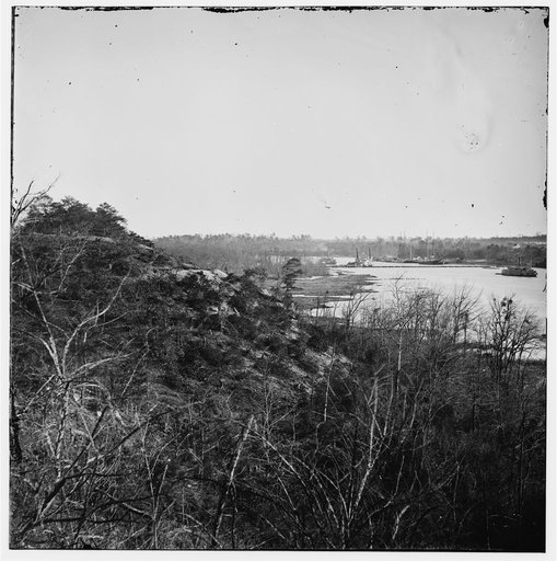 Broadway Landing, Virginia. Where Butler's troops crossed the Appomattox River
