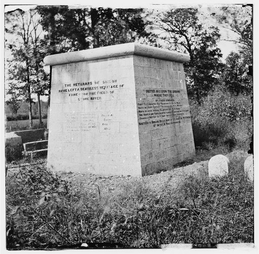 Murfreesboro, Tennessee (vicinity). Monument erected on the battlefield at Stones River