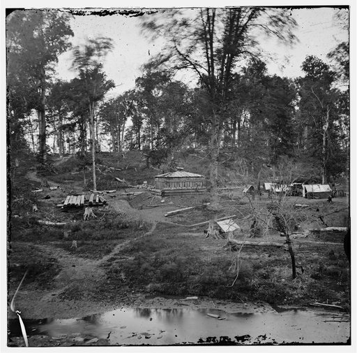 Chattanooga, Tennessee (vicinity). Blockhouse on the Nashville & Chattanooga Railroad
